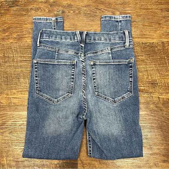 Free People Skinny Jeans Blue Denim Women’s Size 28 - Picture 4 of 7